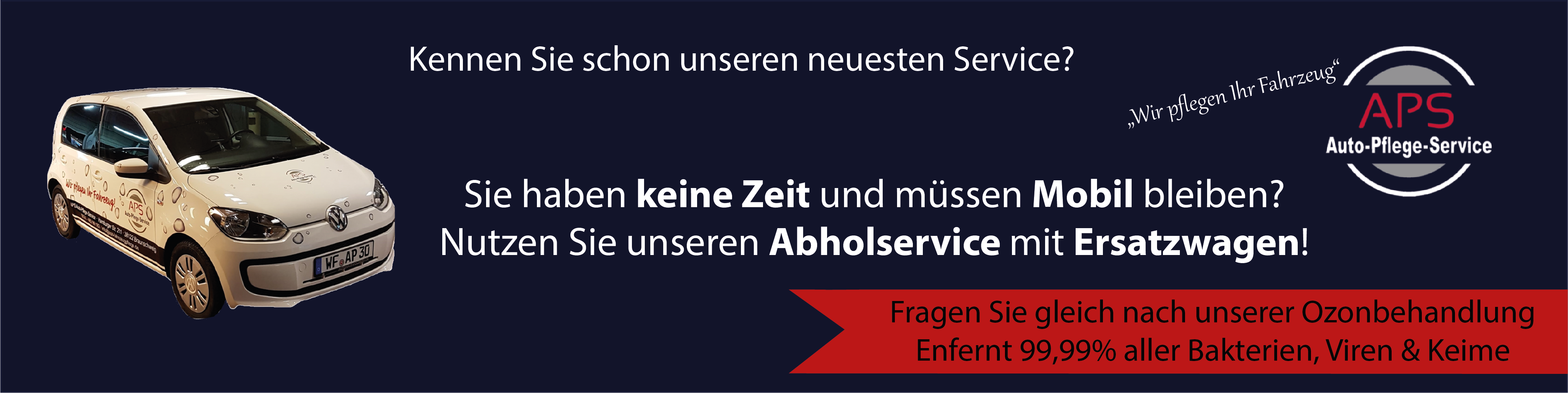 Abholservice Banner
