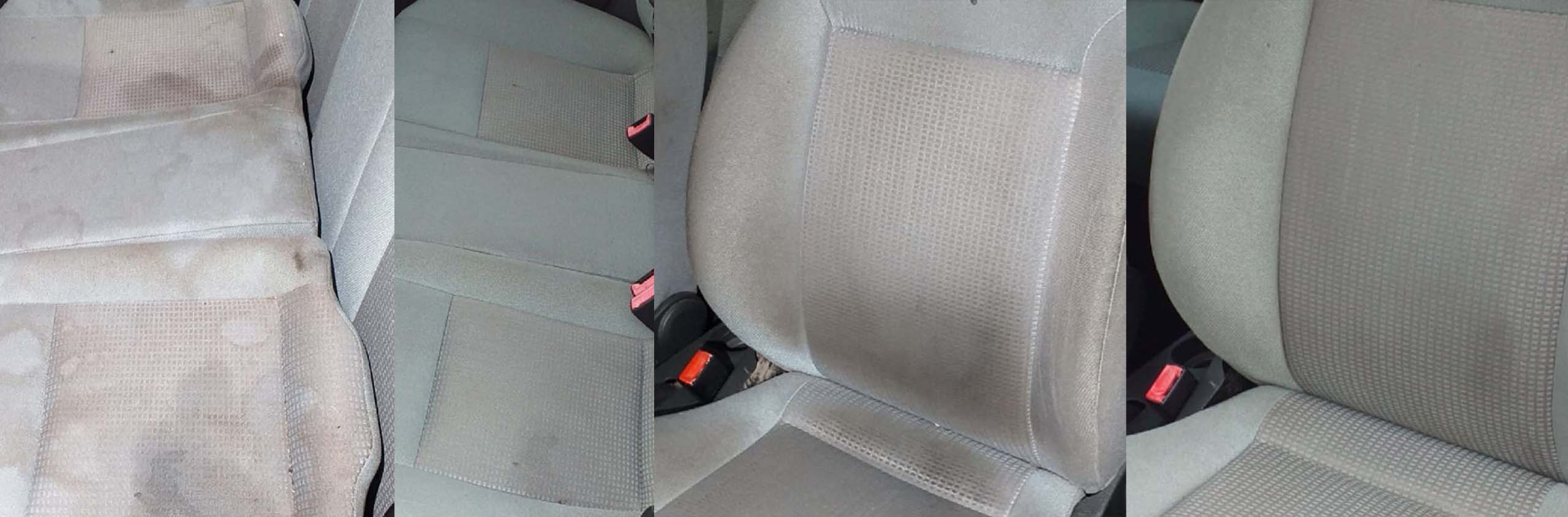 Professionelle Polsterreinigung von Autositzen bei der Innenraumaufbereitung