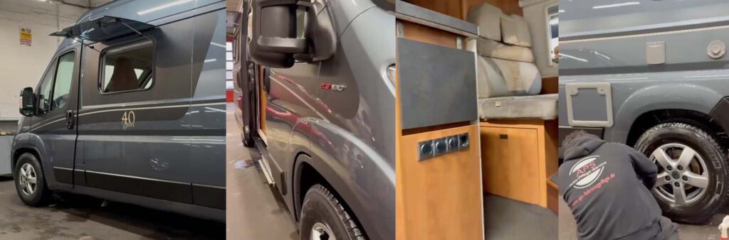 Professionelle Wohnmobil Pflege mit Langzeit-Lackschutz vor der Reisesaison